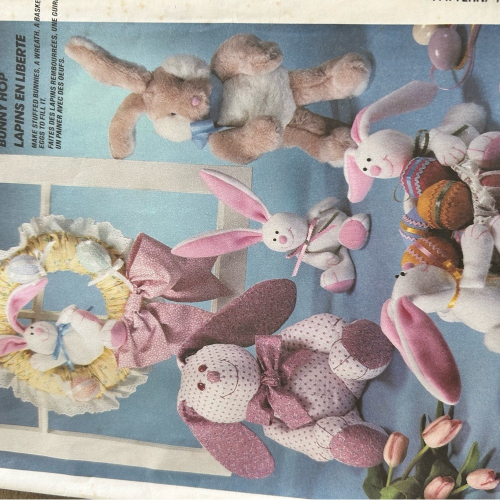 5/$25 Easter Bunny Plush Toy Collection - Mccall 3500